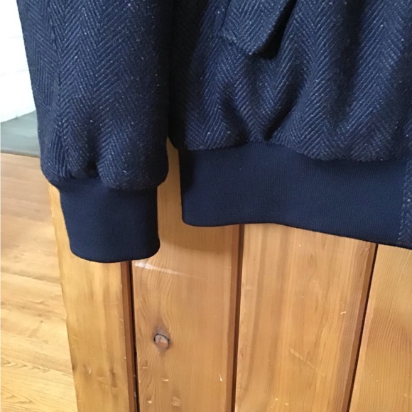 Baracuta Wool G9 jacket herringbone navy sz 44 - Picture 5 of 8